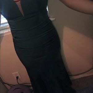 Beautiful hunter green dress, formal gown